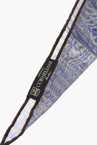 Silk Blend Foulard with Abstract Pattern