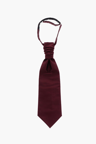CC COLLECTION Cravatta Ascot con Fantasia a Righe in Rilievo