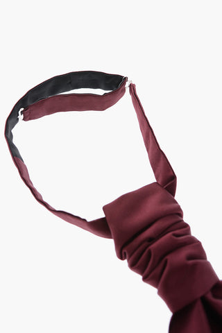 CC COLLECTION Cravatta Ascot con Fantasia a Righe in Rilievo