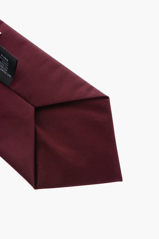 CC COLLECTION Cravatta Ascot con Fantasia a Righe in Rilievo