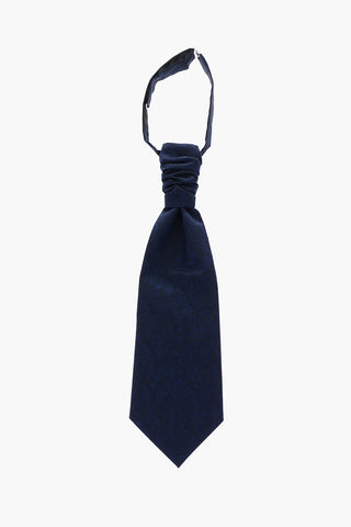 CC COLLECTION Damask Ascot Tie with Adjustable Collar