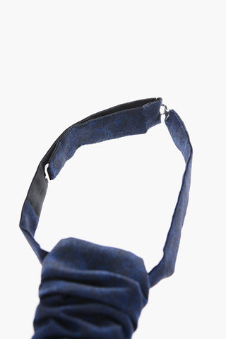 CC COLLECTION Damask Ascot Tie with Adjustable Collar
