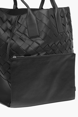 Maxi Borsa Tote in Nappa Intrecciata