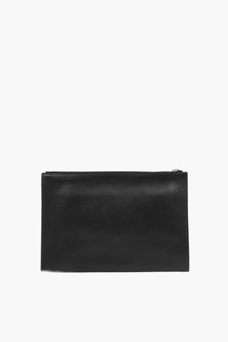 Logoed Leather Pochette