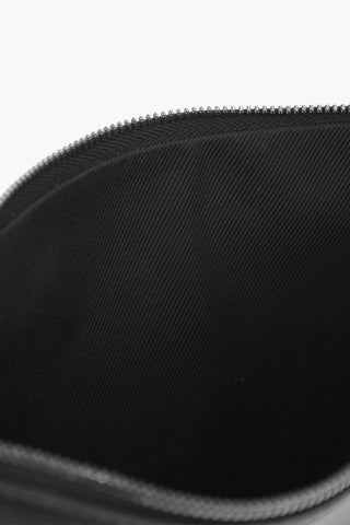 Logoed Leather Pochette