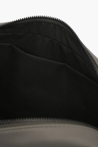 Basket Weaved Leather Belt Bag