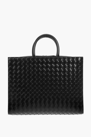 Adjustable Strap A4 2WAY Leather Briefcase