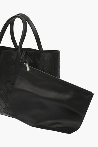 Borsa Tote in Pelle Intrecciata  