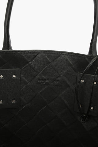 Borsa Tote in Pelle Intrecciata  