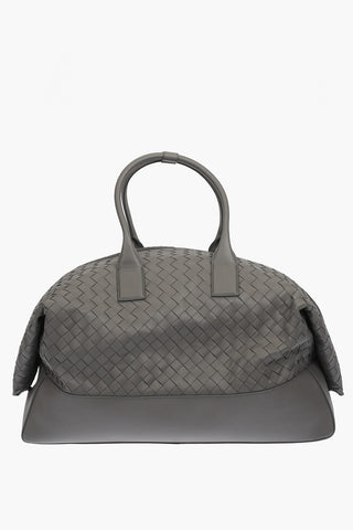 Borsa Weekender in Nappa Intrecciata