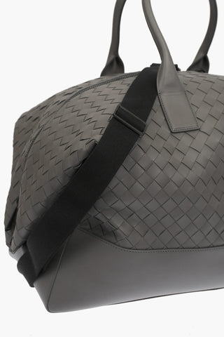 Borsa Weekender in Nappa Intrecciata