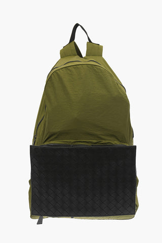 Nylon Braided Leather Foldable PAPER Backpack