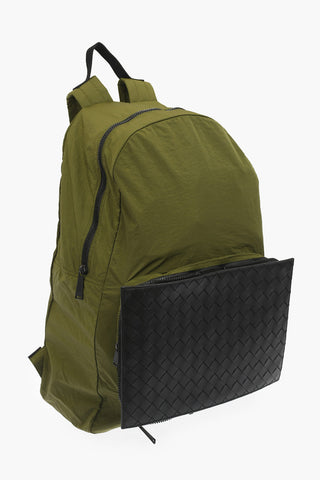 Nylon Braided Leather Foldable PAPER Backpack