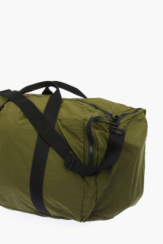 Borsa da Viaggio PAPER Estraibile in Nylon e Pelle Nappa intrecciata