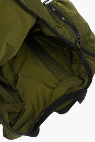 Borsa da Viaggio PAPER Estraibile in Nylon e Pelle Nappa intrecciata