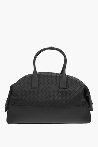 Borsa Weekender in Nappa Intrecciata