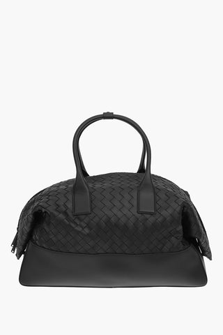Borsa Weekender in Nappa Intrecciata