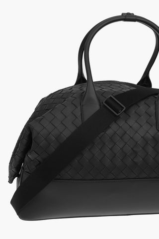 Borsa Weekender in Nappa Intrecciata