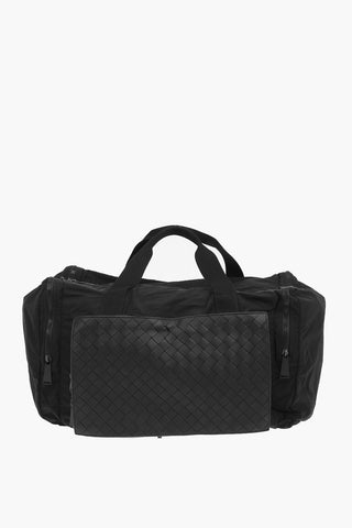Borsa da Viaggio PAPER Estraibile in Nylone e Pelle Nappa intrecciata