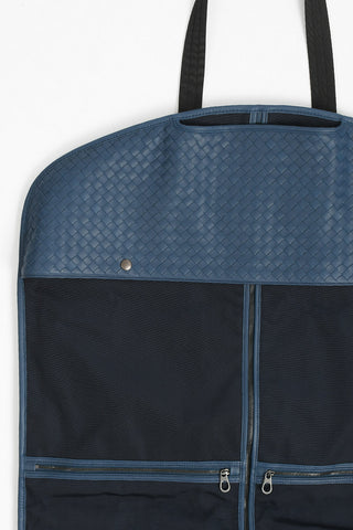 Braided Leather and Canvas Travel Garment Cover