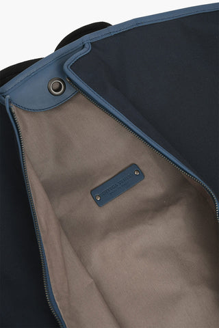 Braided Leather and Canvas Travel Garment Cover