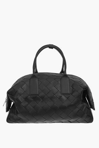 Borsa Weekender in Nappa Intrecciata