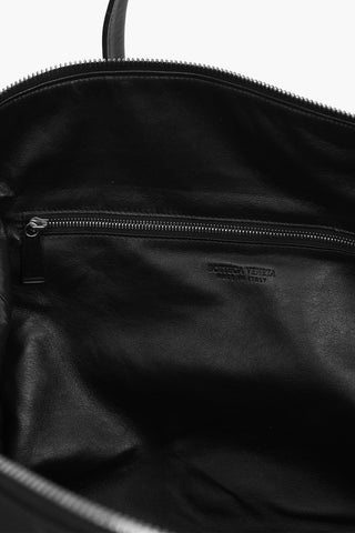 Borsa Weekender in Nappa Intrecciata