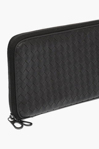 Porta Cravatta in Pelle Intrecciata