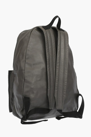 Zaino ULTRALIGHT in Pelle Intrecciata Con Maxi Tasca