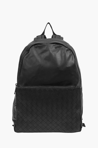 Braided Leather ULTRALIGHT Backpack with Maxi Pocket