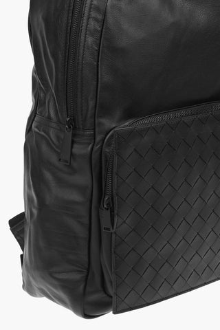 Braided Leather ULTRALIGHT Backpack with Maxi Pocket