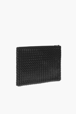 Borsa a Busta in Pelle Intrecciata