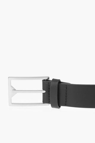Leather FRENCH Logoed Belt