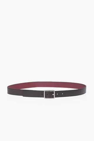 Cintura in Pelle Doubleface