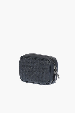 Porta Gemelli in Pelle Intrecciata  
