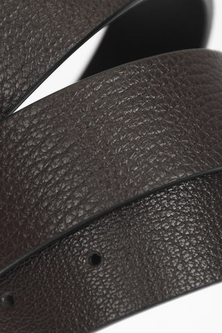 Reversible Textured Leather Belt