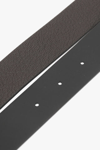 Reversible Textured Leather Belt