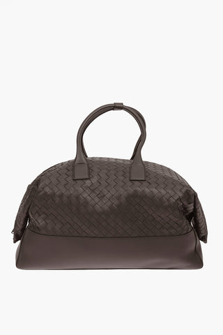Borsa Weekender in Nappa Intrecciata