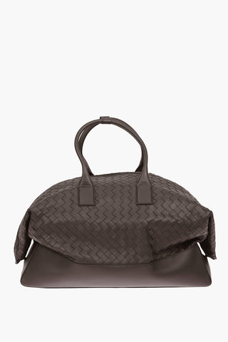Borsa Weekender in Nappa Intrecciata