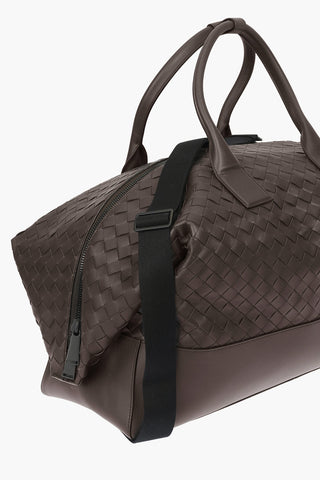 Borsa Weekender in Nappa Intrecciata
