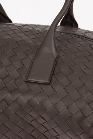 Borsa Weekender in Nappa Intrecciata