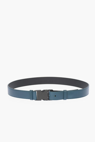 Snap Buckle Leather Belt