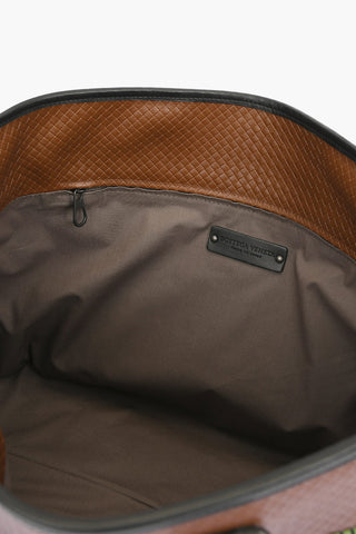 Borsa Tote in Pelle con Mini Intreccio