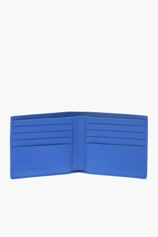 Woven Design Leather Bifold Wallet