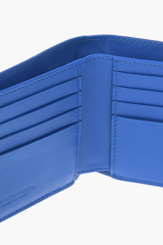 Woven Design Leather Bifold Wallet