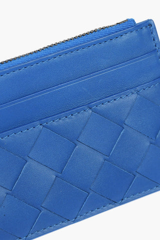 Adjustable Lanyard Woven Leather Card Holder