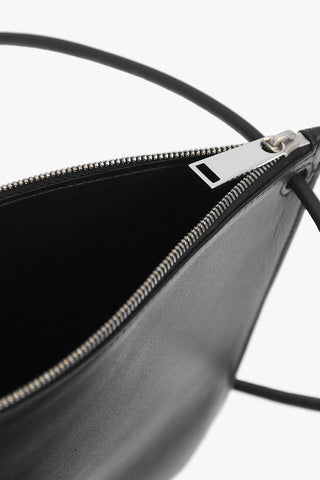 2-Compartment Woven Leather Clutch