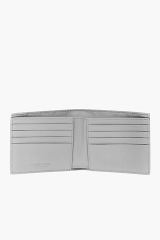 Woven Leather Bifold Wallet