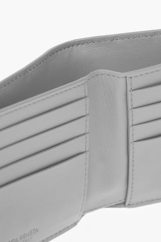 Woven Leather Bifold Wallet