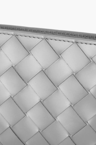 Woven Leather Bifold Wallet